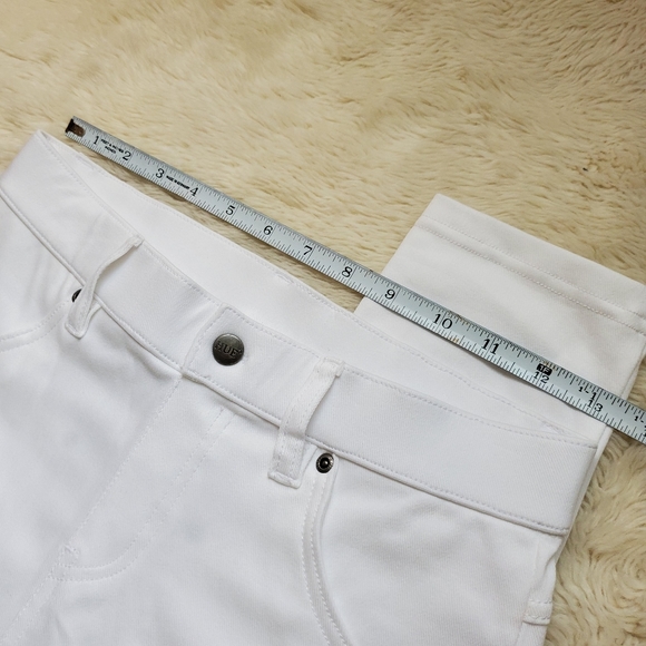 HUE. Small Womens Stretchy White pants. NEW. - Picture 4 of 6